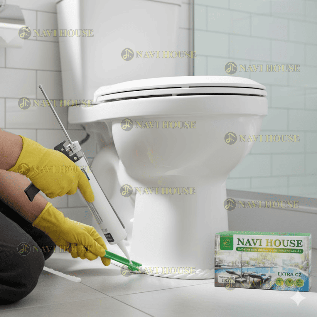 Cách chọn keo chà ron bồn cầu chuẩn chuyên gia