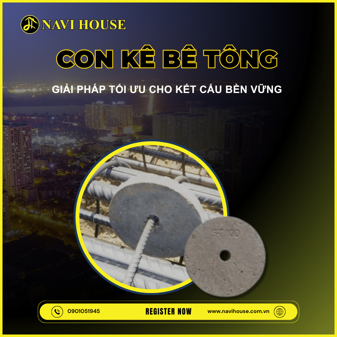 Con kê bê tông cọc khoan nhồi