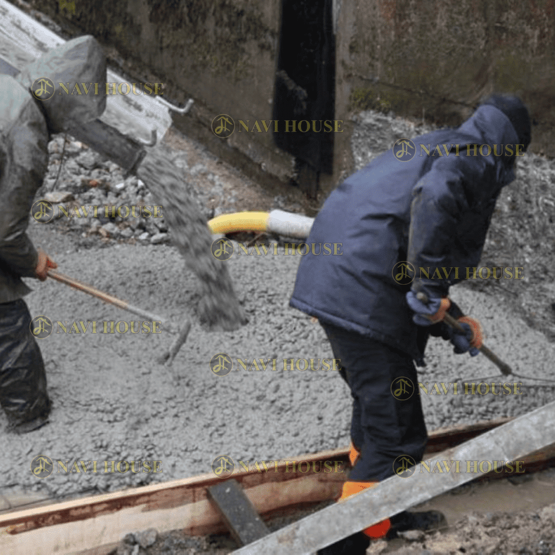 Khi đổ bê tông gặp trời mưa ở bất kì khoảng thời gian nào cũng không an toàn cho công trình