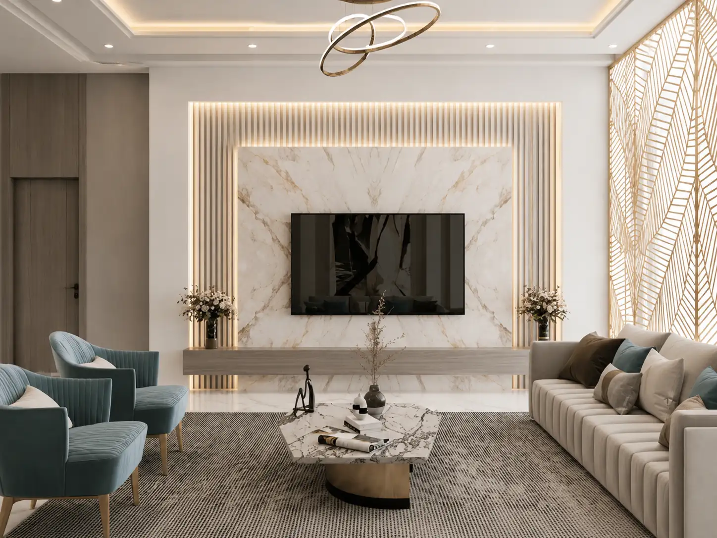 Vách nhựa PVC phương án tiết kiệm nhưng vô cùng đẹp và hiện đại